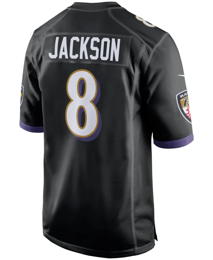 Lamar Jackson Baltimore Ravens Game Jersey - Black