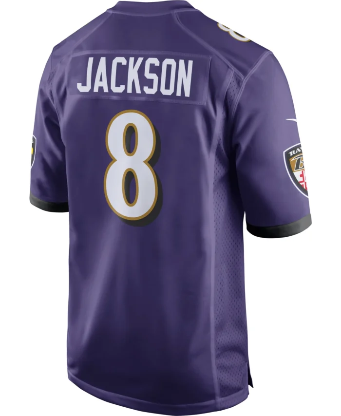 Lamar Jackson Baltimore Ravens Game Jersey - Purple