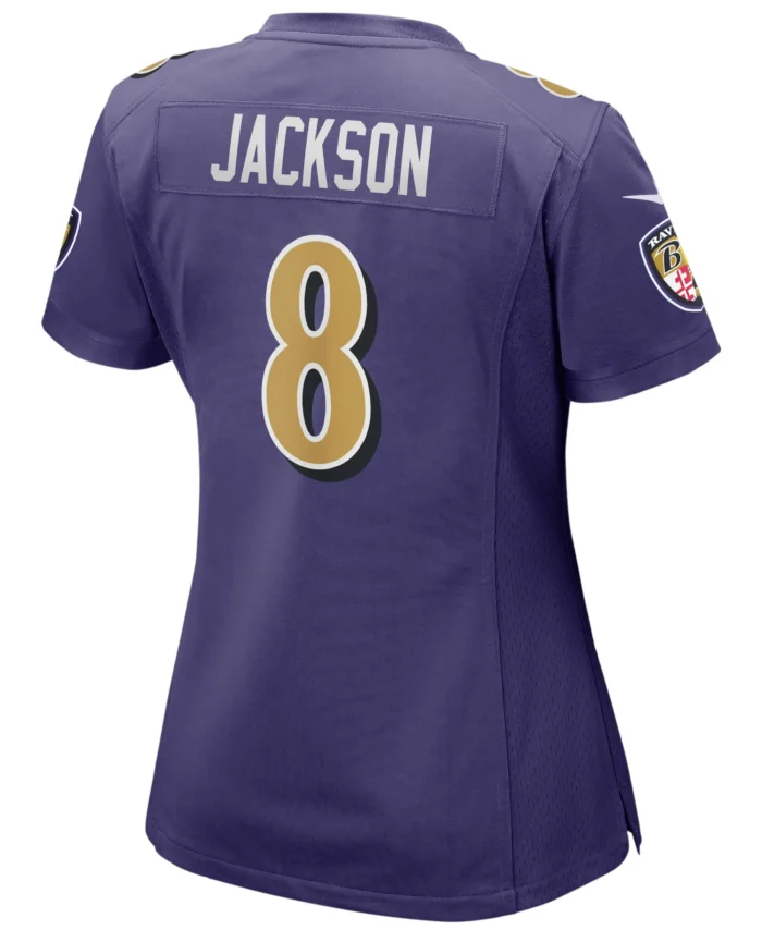 Lamar Jackson Baltimore Ravens Women's Alternate Game Player Jersey - Purple