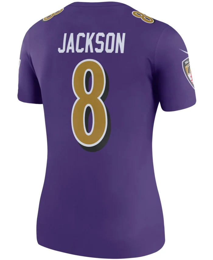 Lamar Jackson Baltimore Ravens Women's Alternate Legend Player Performance Top -  Purple