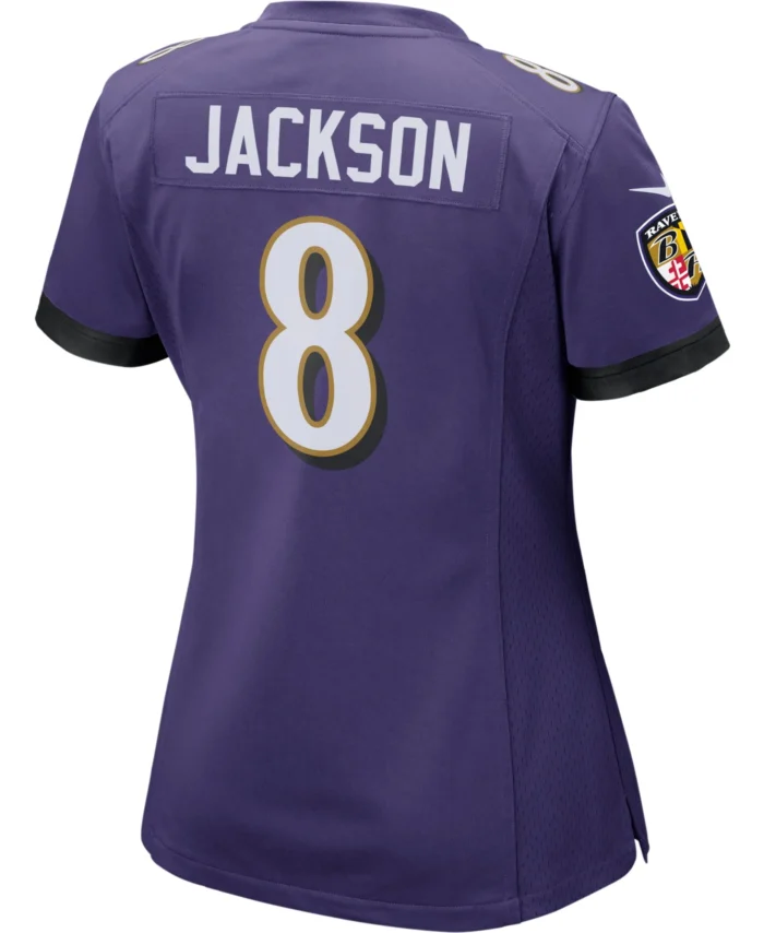 Lamar Jackson Baltimore Ravens Women's Game Jersey - Purple