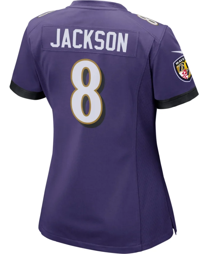 Lamar Jackson Baltimore Ravens Women's Game Player Jersey - Purple
