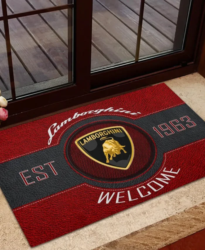 Extreme Power Vehicle Doormat, Automotive Logo Style Floor Mat CAR169 - Red