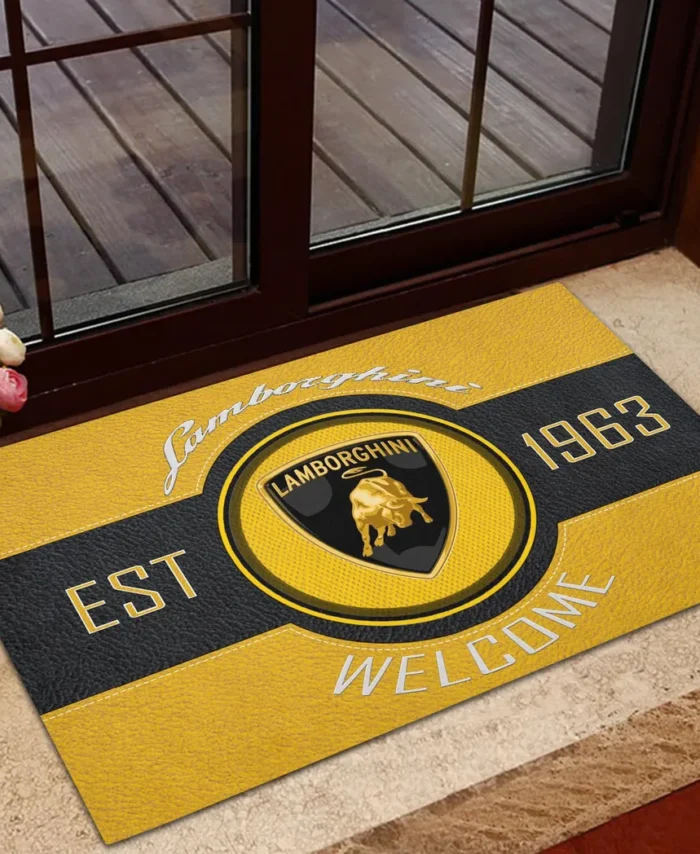 Italian Speed Machine Doormat, All Over Print Doormat For Car Lovers CAR169 - Yellow