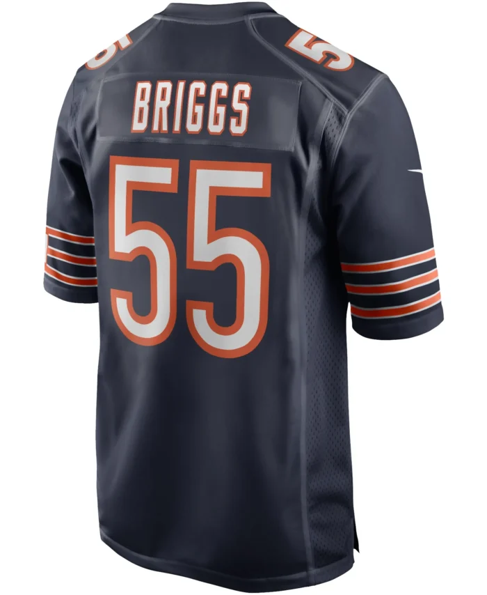 Lance Briggs Chicago Bears Game Retired Player Jersey - Navy