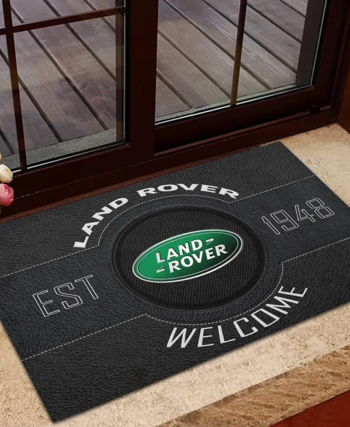 Adventure SUV Company Doormat, Durable Auto-Inspired Rug for Garage or Home Entry CAR169 - Black