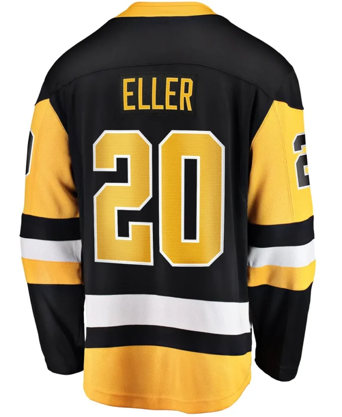 Lars Eller Pittsburgh Penguins Fanatics Home Breakaway Jersey - Black