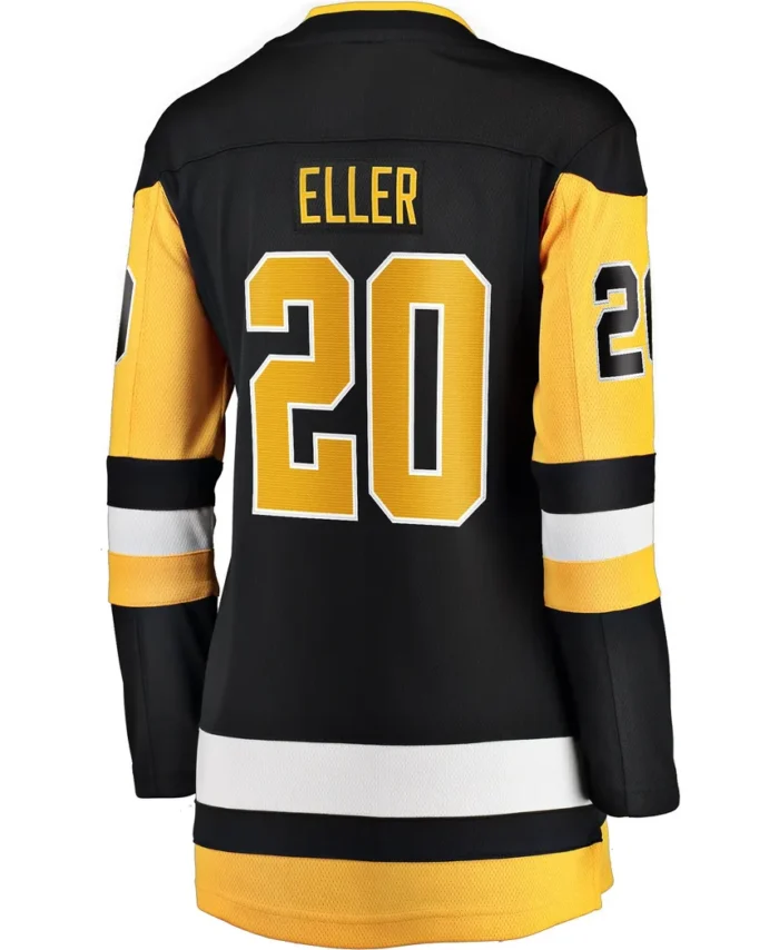Lars Eller Pittsburgh Penguins Fanatics Women Home Breakaway Player Jersey - Black