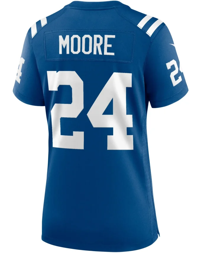 Lenny Moore Indianapolis Colts Women's Game Retired Player Jersey - Royal
