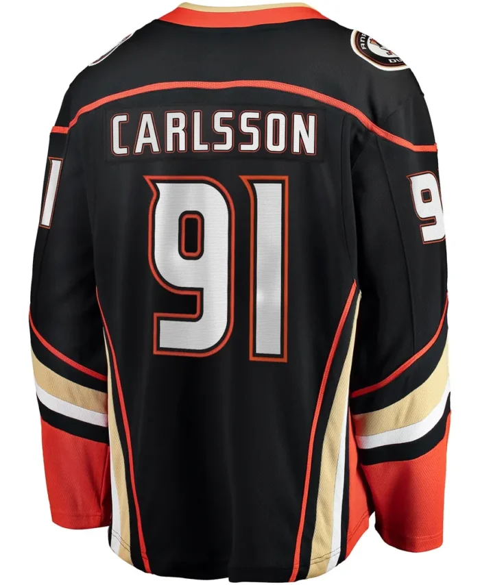 Leo Carlsson Anaheim Ducks Fanatics Home Breakaway Player Jersey - Black