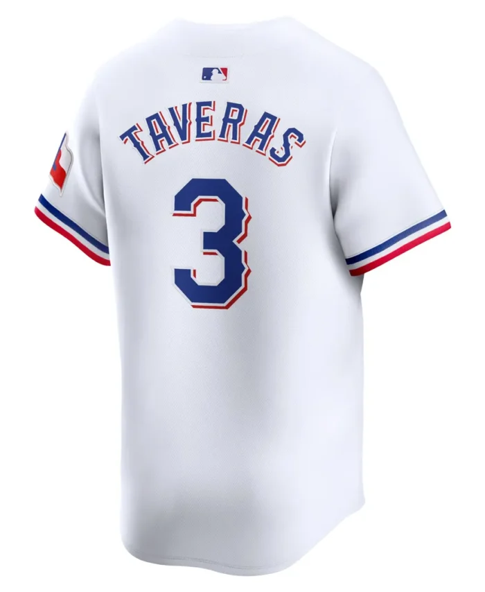 Leody Taveras Texas Rangers Home Limited Player Jersey - White
