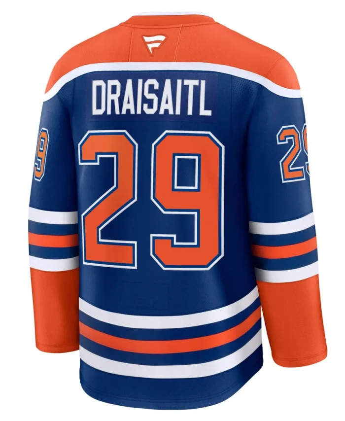 Leon Draisaitl Edmonton Oilers Fanatics Home Premium Jersey - Royal