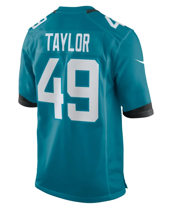Leonard Taylor Jacksonville Jaguars  Game Jersey -  Teal