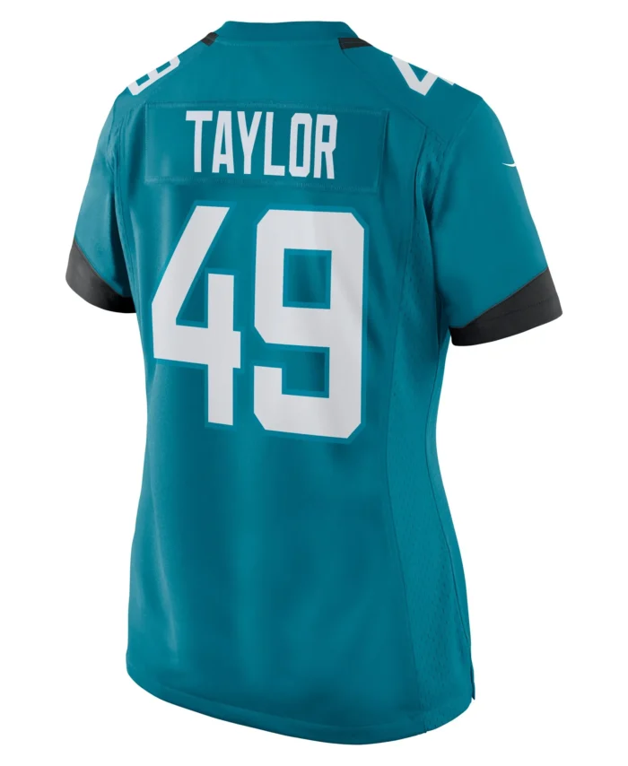 Leonard Taylor Jacksonville Jaguars Women's  Game Jersey -  Teal