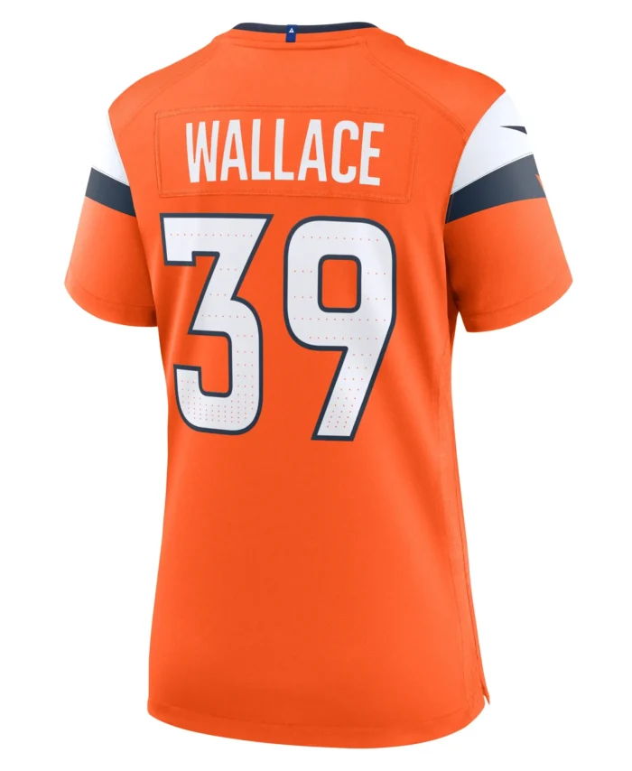 Levi Wallace Denver Broncos Women's Team Game Jersey -  Orange