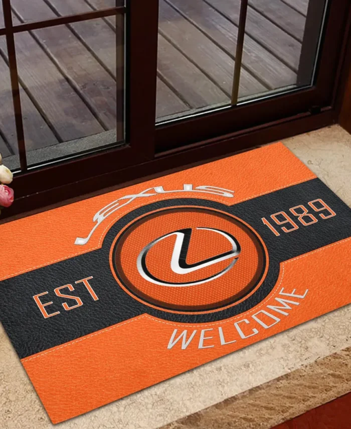 Executive Vehicle Doormat, All Over Print Doormat For Car Fans CAR169 - Orange