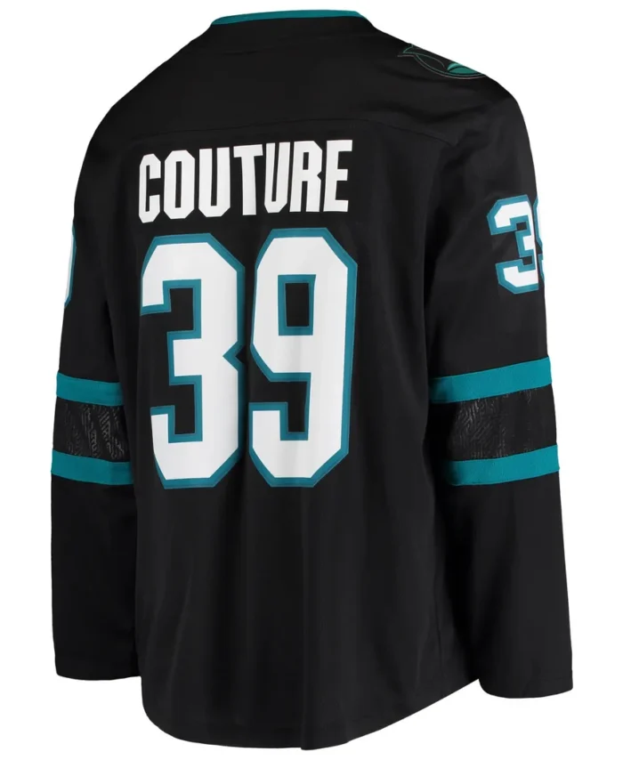 Logan Couture San Jose Sharks Fanatics Alternate Breakaway Jersey - Black