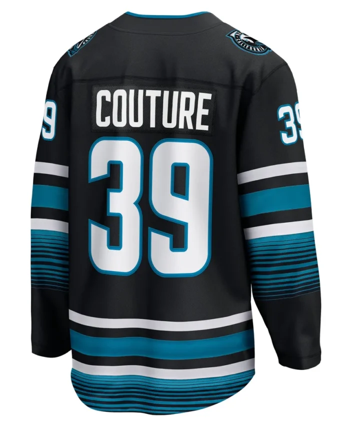 Logan Couture San Jose Sharks Fanatics Alternate Premier Breakaway Player Jersey - Black