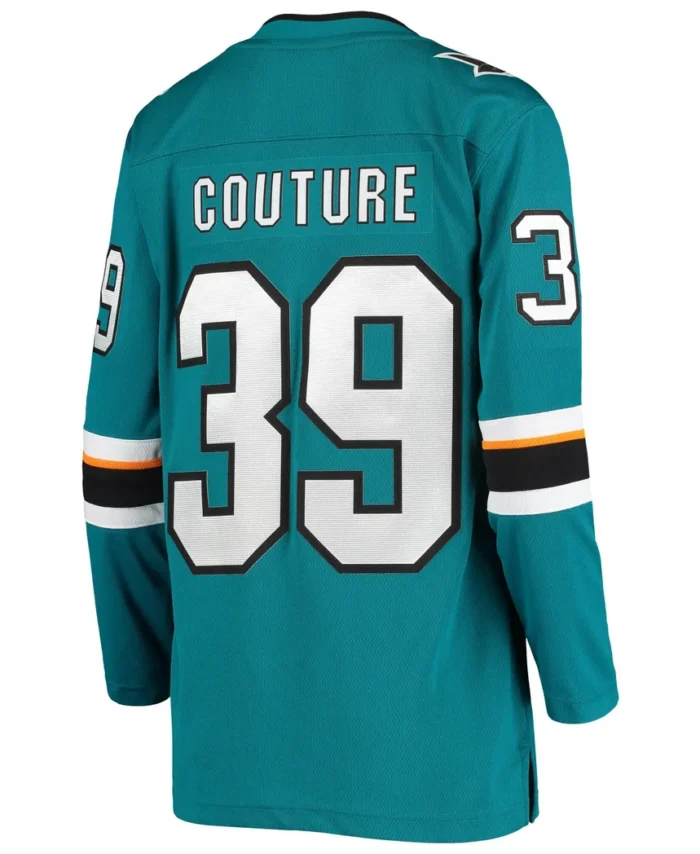 Logan Couture San Jose Sharks Fanatics Women Breakaway Home Player Jersey - Teal