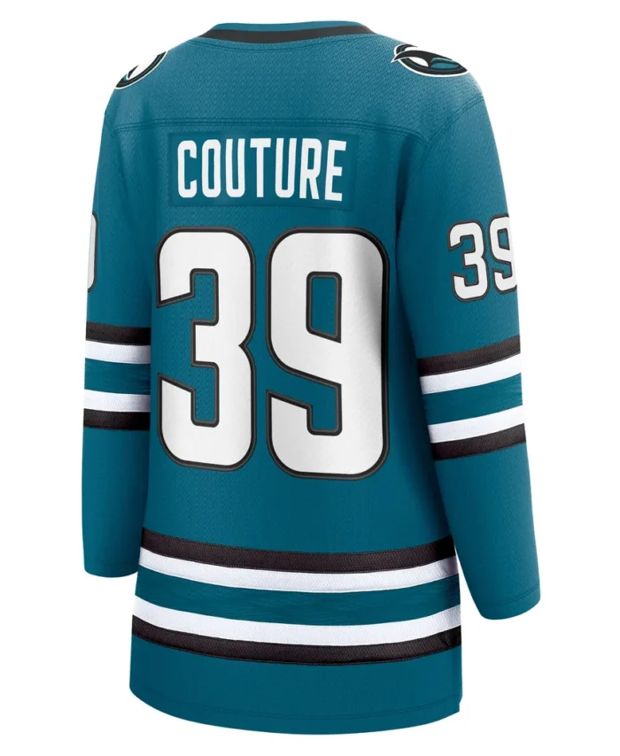 Logan Couture San Jose Sharks Fanatics Women Home Breakaway Player Jersey - Teal
