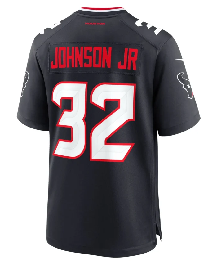 Lonnie Johnson Jr. Houston Texans Team Game Jersey -  Navy