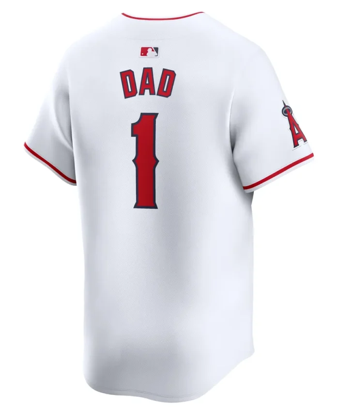 Los Angeles Angels Dad Home Limited Jersey - White