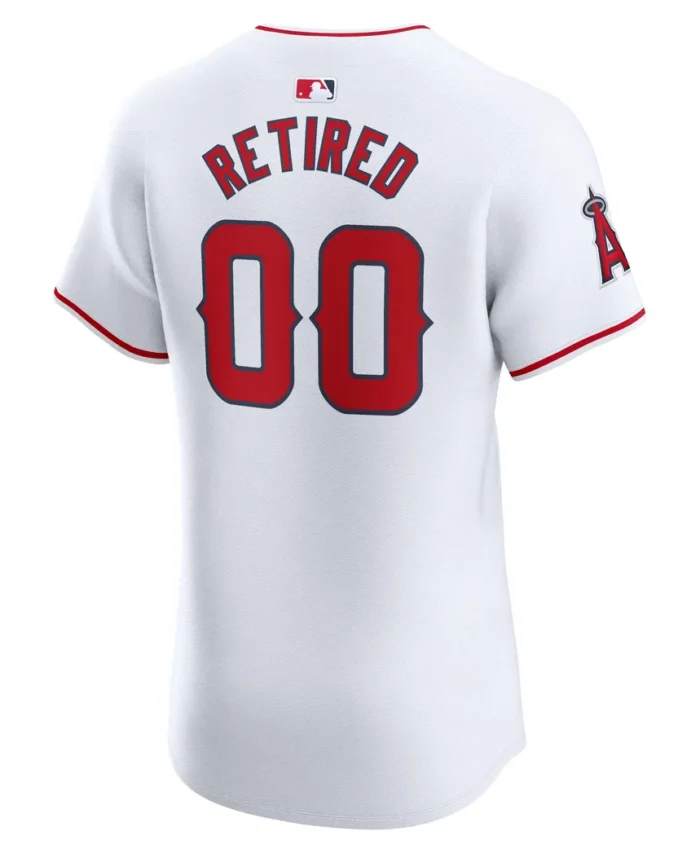 Los Angeles Angels Home Elite Pick-A-Player Retired Roster Jersey - White