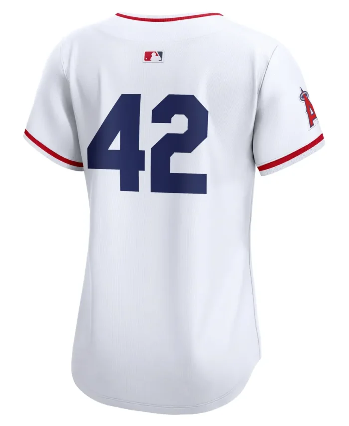 Los Angeles Angels Women 2024 Jackie Robinson Day Home Limited Jersey- White