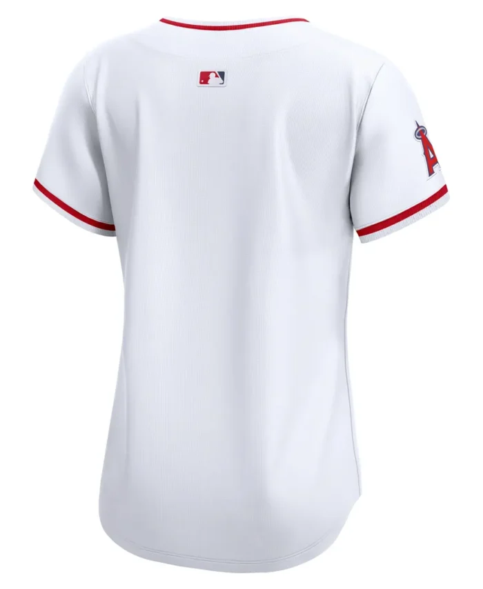 Los Angeles Angels Women Home Limited Jersey - White
