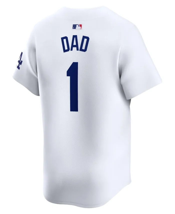 Los Angeles Dodgers Dad Home Limited Jersey - White