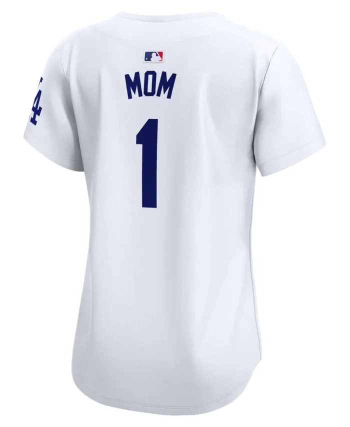 Los Angeles Dodgers Women Mom Home Limited Jersey - White
