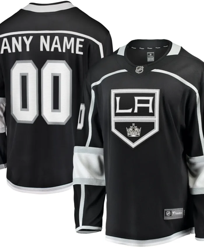 Los Angeles Kings Fanatics Home Breakaway Custom Jersey - Black
