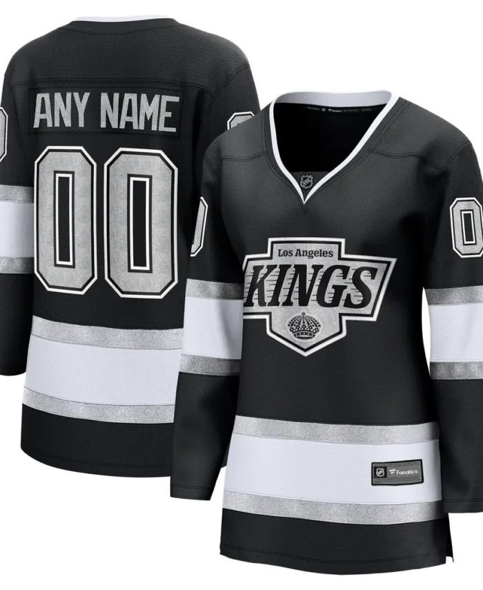 Los Angeles Kings Fanatics Women Home Breakaway Custom Jersey - Black
