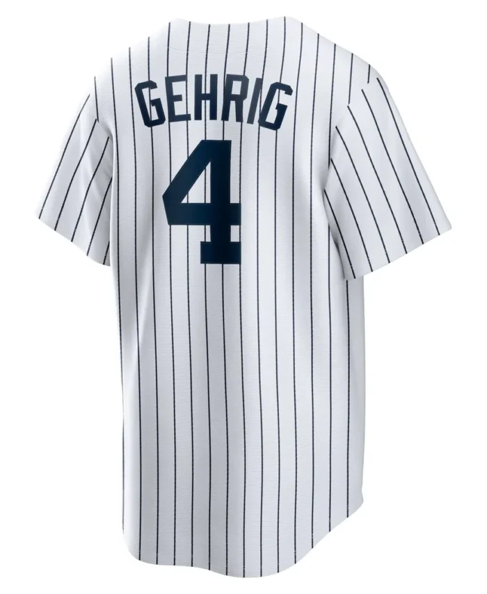 Lou Gehrig New York Yankees Home Cooperstown Collection Player Jersey- White
