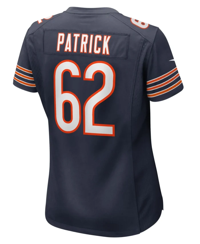Lucas Patrick Chicago Bears Women's Game Jersey - Navy