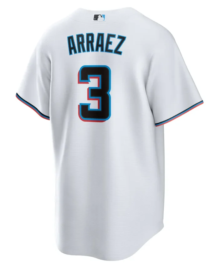 Luis Arraez Miami Marlins Home Replica Player Jersey - White