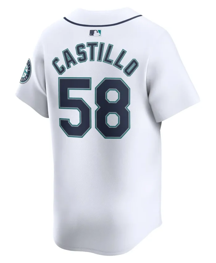 Luis Castillo Seattle Mariners Home Limited Player Jersey- White