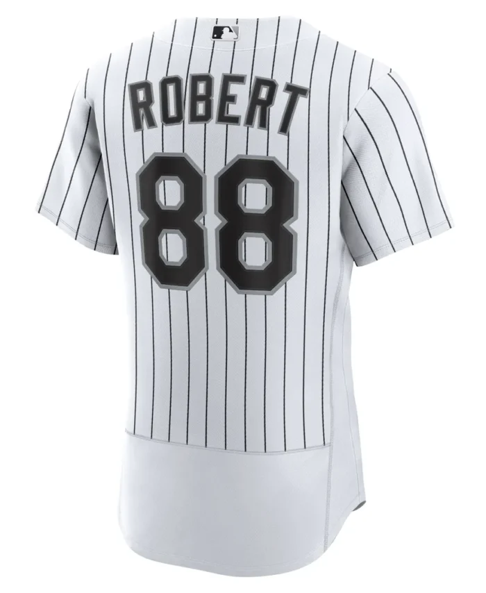 Luis Robert Chicago White Sox Home Authentic Player Jersey - White/Black