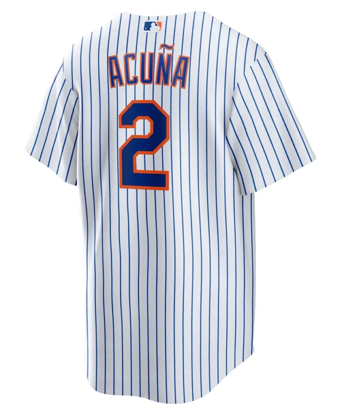 Luisangel Acuna New York Mets Home Replica Player Jersey - White