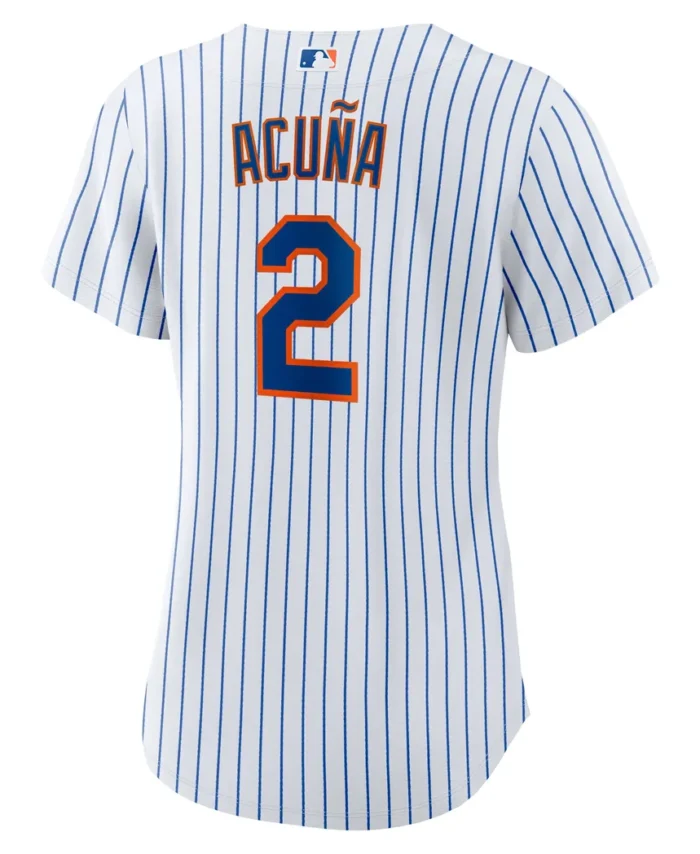 Luisangel Acuna New York Mets Women Home Replica Player Jersey - White
