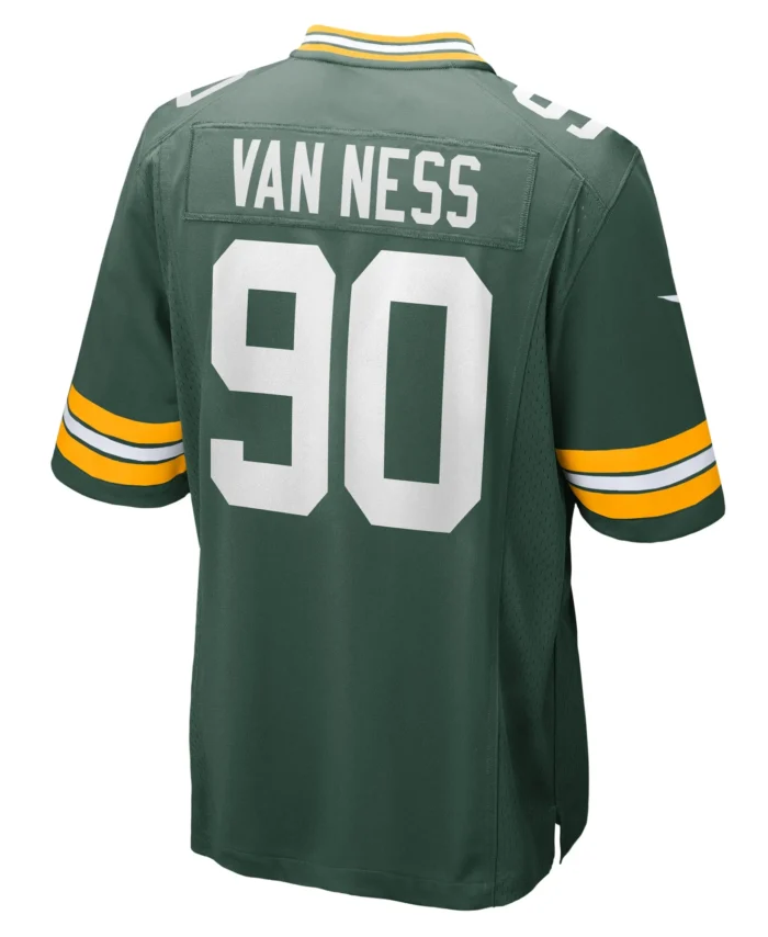 Lukas Van Ness Green Bay Packers  Game Jersey - Green