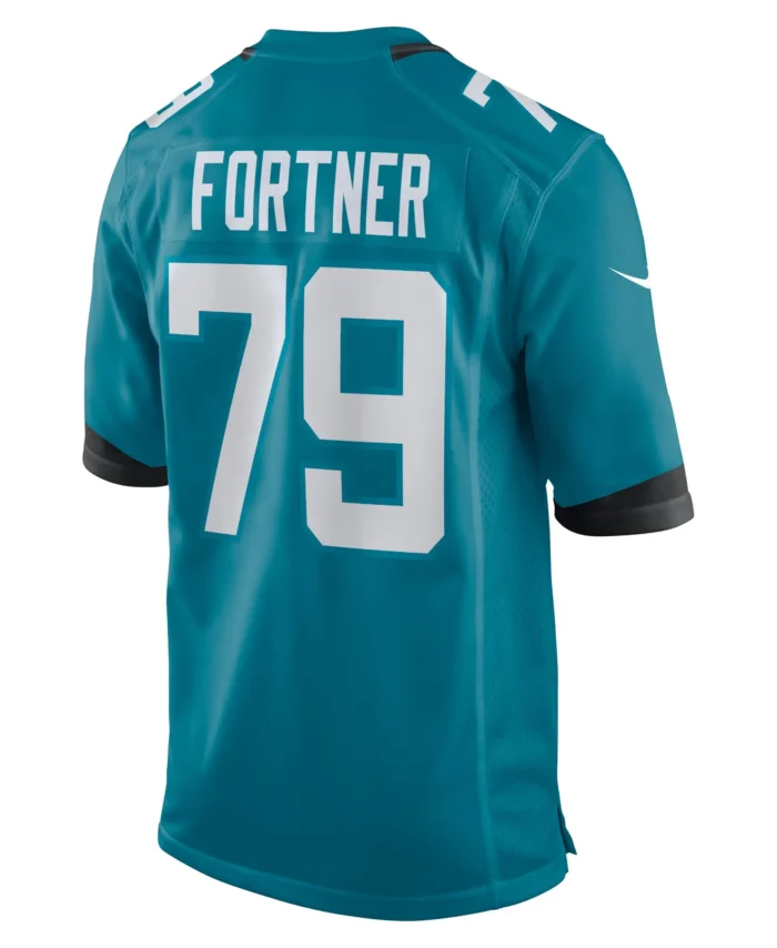 Luke Fortner Jacksonville Jaguars Game Jersey - Teal