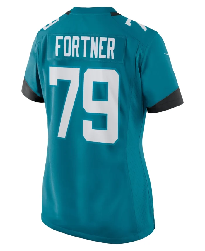 Luke Fortner Jacksonville Jaguars Women's Game Jersey - Teal