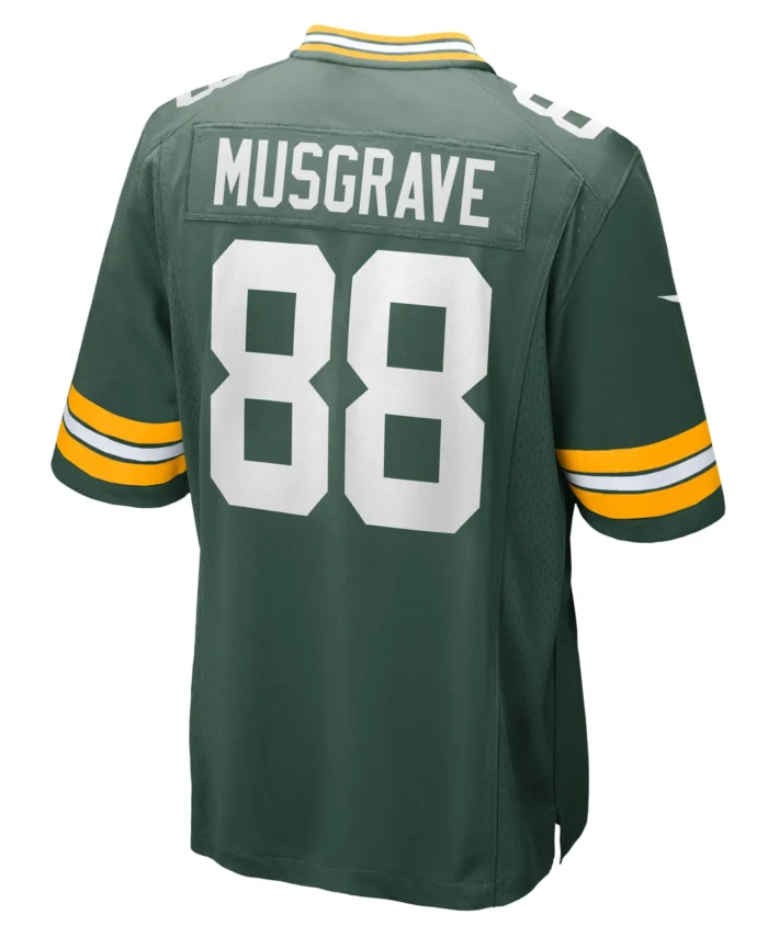 Luke Musgrave Green Bay Packers  Game Jersey -  Green