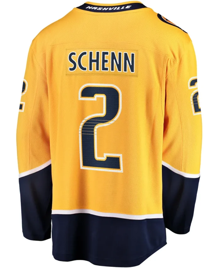 Luke Schenn Nashville Predators Fanatics Home Breakaway Jersey - Gold