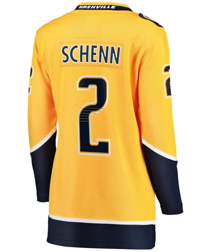 Luke Schenn Nashville Predators Fanatics Women Home Breakaway Player Jersey - Gold
