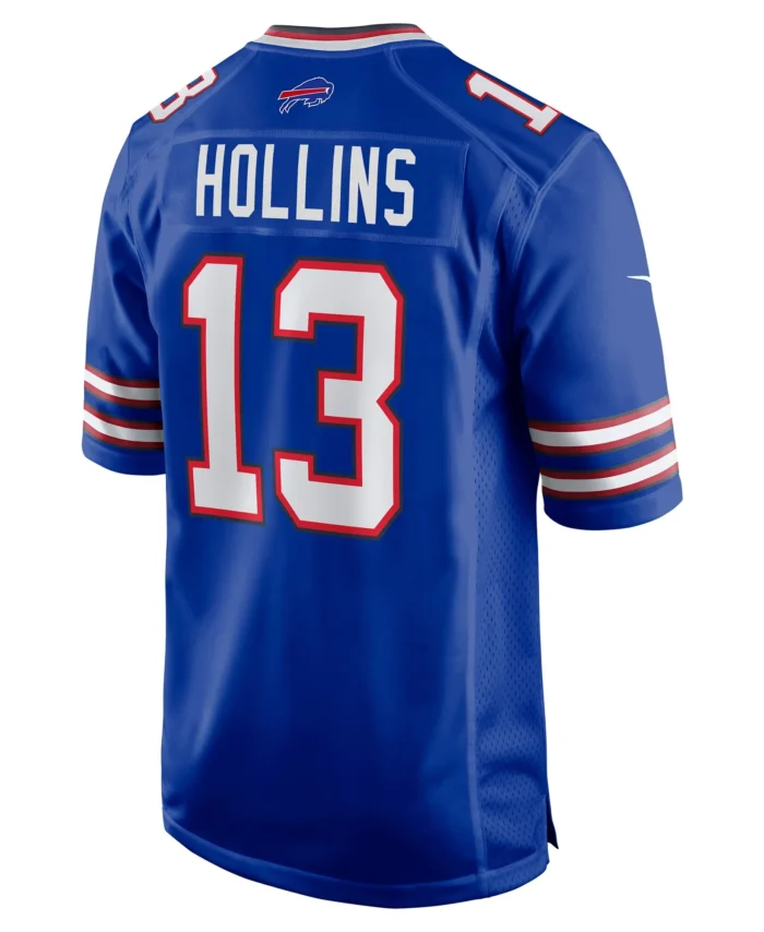 Mack Hollins Buffalo Bills  Game Jersey -  Royal