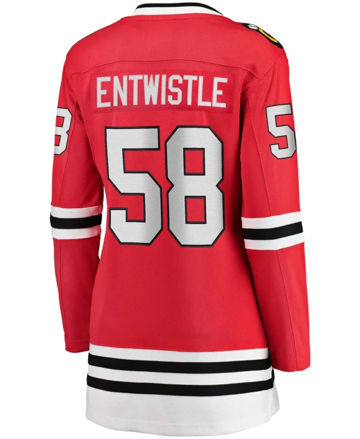 MacKenzie Entwistle Chicago Blackhawks Fanatics Women Home Breakaway Player Jersey - Red