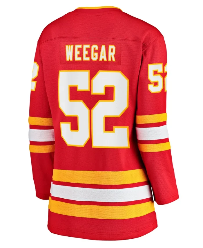 MacKenzie Weegar Calgary Flames Fanatics Women Home Breakaway Player Jersey - Red