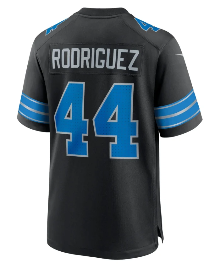 Malcolm Rodriguez Detroit Lions 2nd Alternate Game Jersey - Black